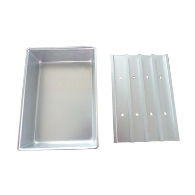 High Quality Eco Friendly Durable Food Grade Aluminum Alloy Bakery Baking Container for Fish Shrimp Freezing Tray