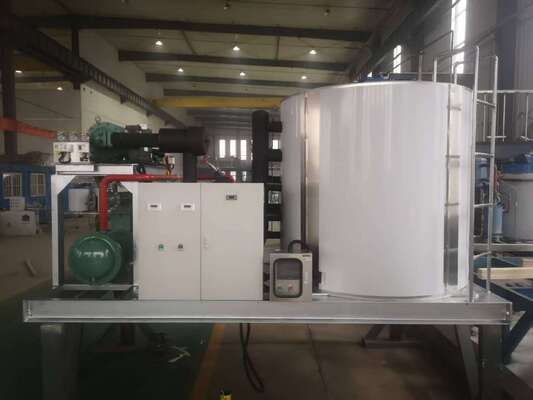 Ecoice 5-Ton Industrial Flake Ice Making Machine ice flake machine marine with PLC Control System