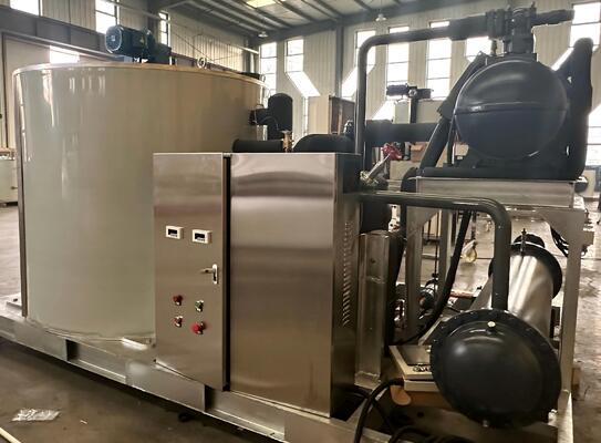 Ecoice 10 ton High reliable Long Service Life industrial Flake Ice Machine Ice Plant for  Fishery Industry Seafood