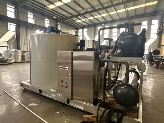 Ecoice 10 ton High reliable Long Service Life industrial Flake Ice Machine Ice Plant for  Fishery Industry Seafood