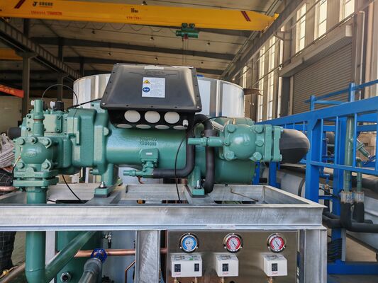 Ecoice Hot Sale 10 Tons Air/Water Cooling Flake Ice Machine Automatic fishery indusrtrial flake ice maker big fish boat ice making machine