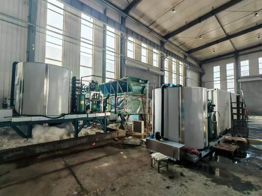 Ecoice Factory Price 15 tons flake ice machine ice maker machine ice plant  for Fish Markets