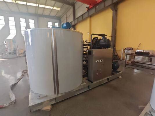 Ecoice 20 ton industrial ice flake making machine flake ice machine Ice Plant Made of Stainless Steel 304 for Seafood
