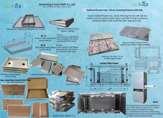 Aluminum Freezer Tray Aluminum Plate Aluminum Alloy Freezing Frame Freezing Tray Seafood