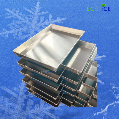 Fast Freezing Aluminum Freezer Box 1kg Block Frozen Shrimp Aluminum Freezer Pan with low price  for food freezing