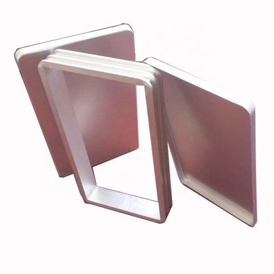 fast freezing tray with Lids, waterproof Aluminum quick freezer tray 2kg block volume for contact plate freezer