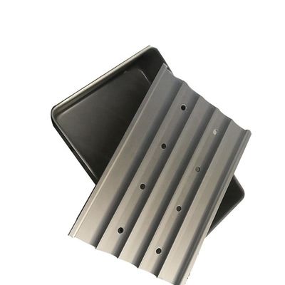 Full Size Recyclable Durable CE Certified Food Grade Rectangle Aluminum Frozen Seafood Container Freezing Tray With Lids