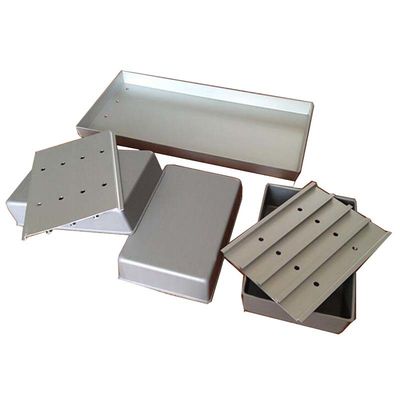 Full Size Recyclable Durable CE Certified Food Grade Rectangle Aluminum Frozen Seafood Container Freezing Tray With Lids