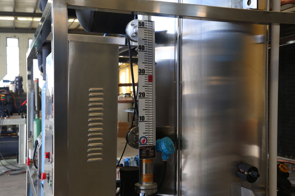 10T/day Stainless Steel PLC Controlled Industrial Tube Ice Machine with Motor for Food Processing Fisheries Long Service Life